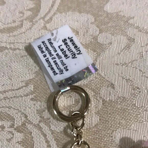 Large Christian Dior Crystal Pink & Black Stone Pendant - Picture 4 of 12